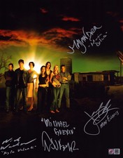 Listing image for ROSWEL TV SHOW CAST 8.5X11 SIGNED PHOTO AUTOGRAPH 1947 UFO CRASH POSTER PICTURE