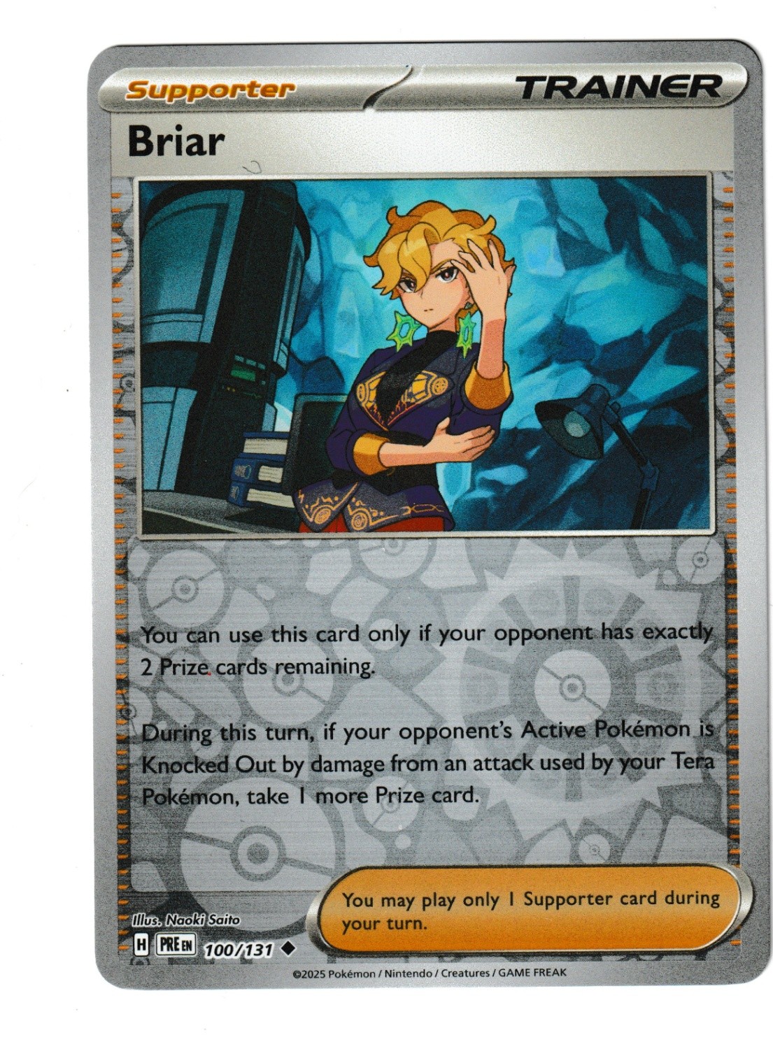 Briar Uncommon SV: Prismatic Evolutions 100/131 NM