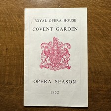Maria Callas as Norma - Royal Opera House Covent Garden Programme 1952