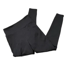 Spanx assets thick Ponte shaping leggings size L Black