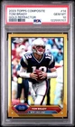 2023 Topps Composite - Topps Chrome Tom Brady #14 Gold Refractor /50 PSA 10 🔥🔥