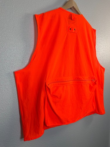 Vintage Gamehide Sneaker Big Game Blaze Orange Hunting Vest - Men's 3XL - Picture 6 of 12