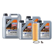 8L Liqui Moly Special Tec LL 5W-30 Mann Engine Oil Change Kit for W203 C230 1.8