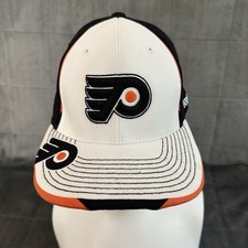 Philadelphia Flyers Hockey NHL Reebok Center Ice Flex Fit Hat Cap Fitted Sz S/M