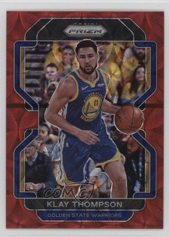 2021-22 Panini Prizm Choice Red Prizm 61/88 Klay Thompson #92 14t3