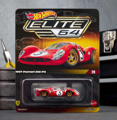 Hot Wheels -  Elite 64 -  1967 Ferrari 330 P4 - Neu&Ovp