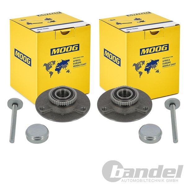 2X Moog RADLAGER-SATZ Vorne Passend FüR Smart Cabrio CITY-COUPE Crossblade Fortw-image