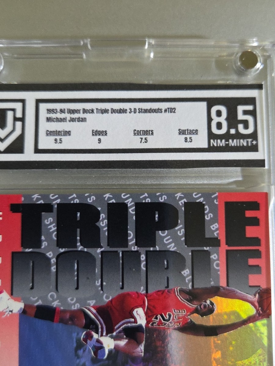 1993-94 Upper Deck - Triple Double Michael Jordan #TD2 Self-Graded
