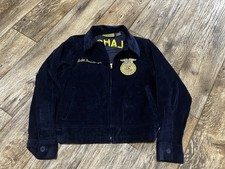 Vintage FFA Future Farmers of America Jacket Size 38 Corduroy