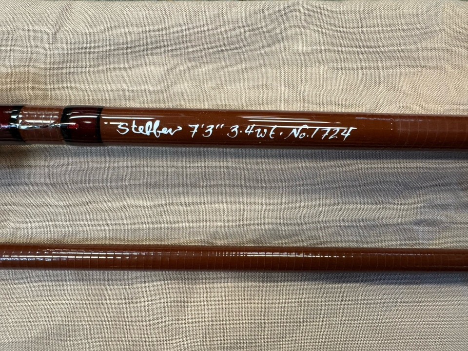 Gray Wolf Fiberglass Fly Fishing Rod 7’3” 3 Piece 3/4 Weight | eBay