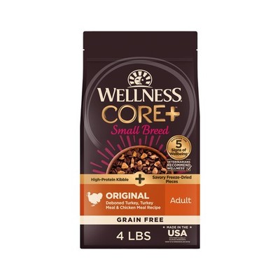 Wellness CORE+ Dry Dog Food with Freeze Dried Pieces, Small Breed, Grain Free, H