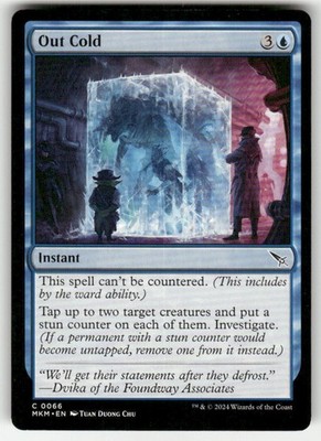 Out Cold 66 C Murders at Karlov Manor NM Magic: The Gathering