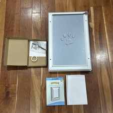 Aluminum Large Dog Door for Exterior Door,Strong Double Magnetic Flaps HD