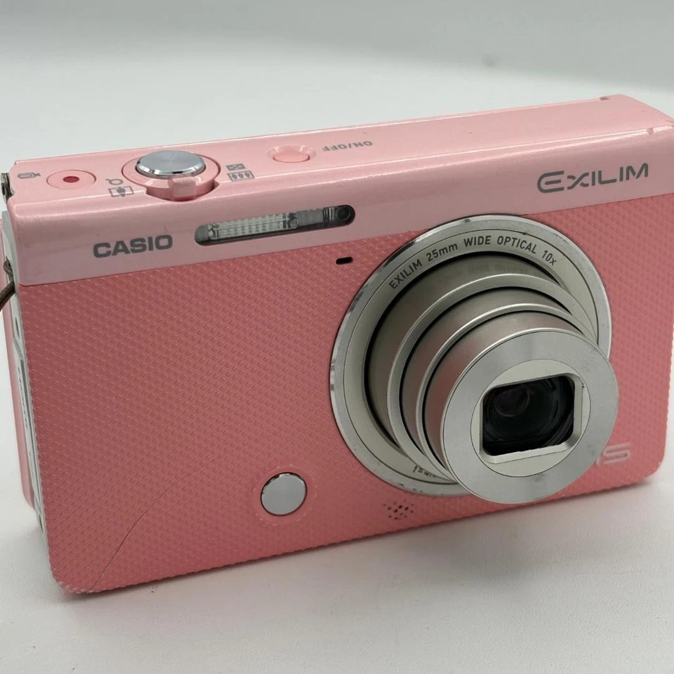CASIO EXILIM EX-ZR70PK HIGH SPEED Digital Camera Pink Very good Working from JP - Image 2 of 4