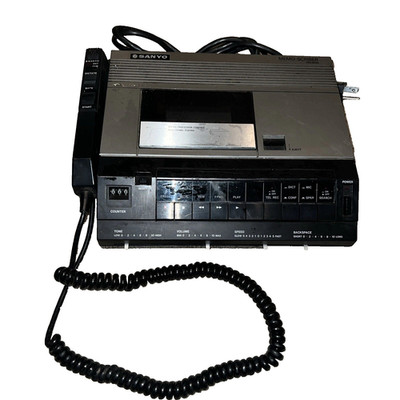 Sanyo Memo Scriber TRC-9100 Dictation Transcriber Dictaphone - Tested