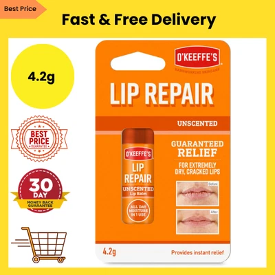 BRANDED O'Keeffe's Lip Repair Balm For Extremely Dry Cracked Lips - 4.2g