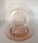 4 Macbeth-Evans AMERICAN SWEETHEART Pink Depression Glass Bread & Butter Plates
