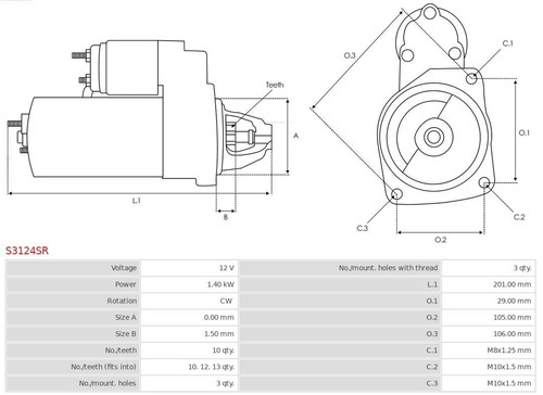 GLEICHRICHTER GENERATOR ARC5035 FÜR MITSUBISHI A860T38770 MD618568 - Picture 3 of 11