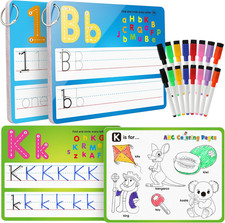 Handwriting Drawing Practice Cards, 36Pcs Alphabet Number Painting Coloring with
