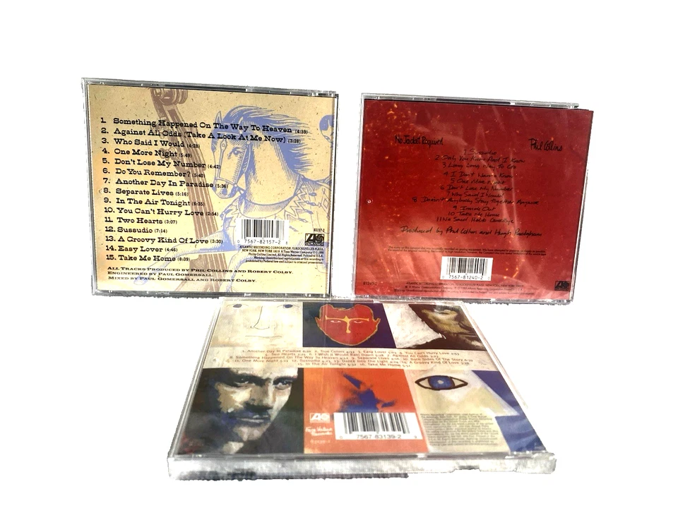 PHIL COLLINS Lot of 3 CDs *SEALED* No Jacket Required, Hits, Serious Hits Live Foto 2 de 4