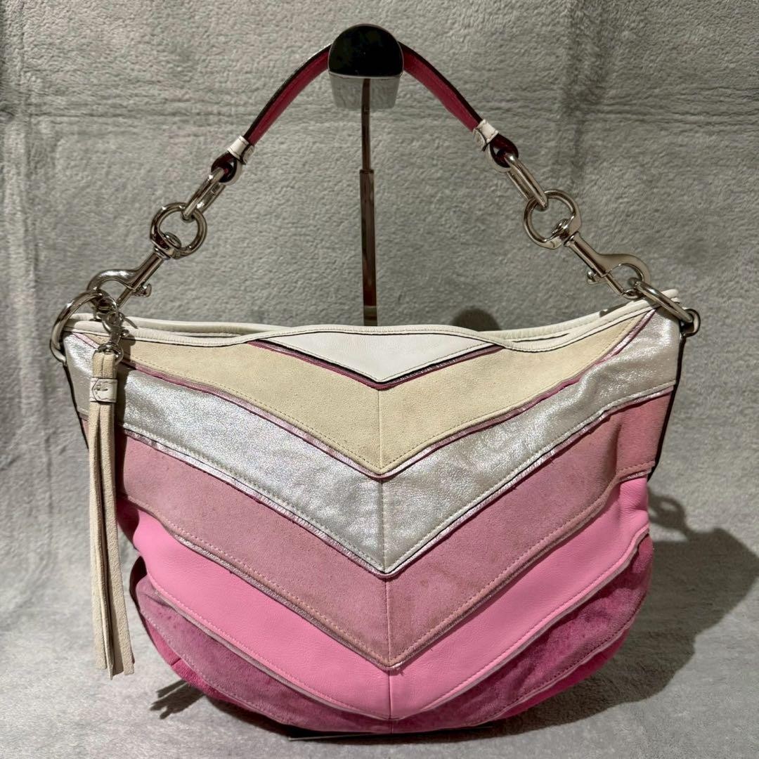 バッグ archive COACH SOHO HOBO BAG PINK Soho Hobo Bag - Coach - Leather - Pink