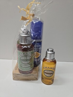 L OCCITANE En Provence AMANDE Skincare Bath 5-Piece Mix Set Travel Lotk