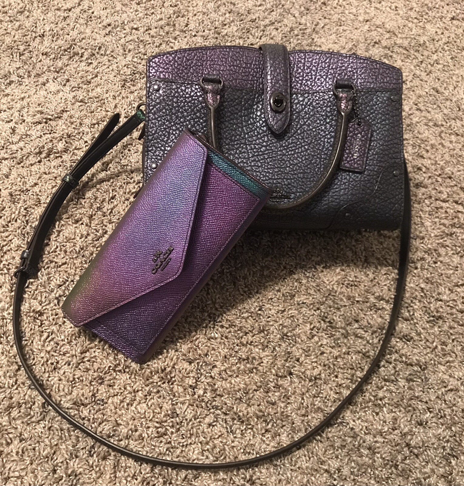 coach hologram backpack