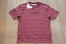 Guess Originals Striped T-Shirt Red Grey Size Medium New with Tags Los Angeles