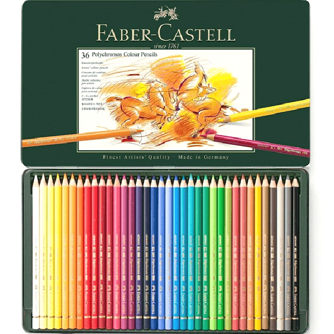 NEW 36 Faber-Castell Polychromos Artist Colour Colouring NEW 36 Faber-Castell Polychromos Artist Colour Colouring
