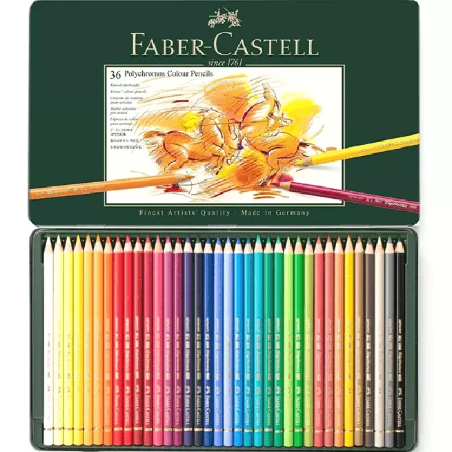 NEW 36 Faber-Castell Polychromos Artist Colour Colouring Pencils