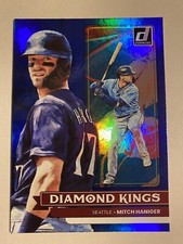 2022 Donruss Baseball Mitch Haniger Diamond Kings Holo Blue Foil Mariners🔥🔥🔥