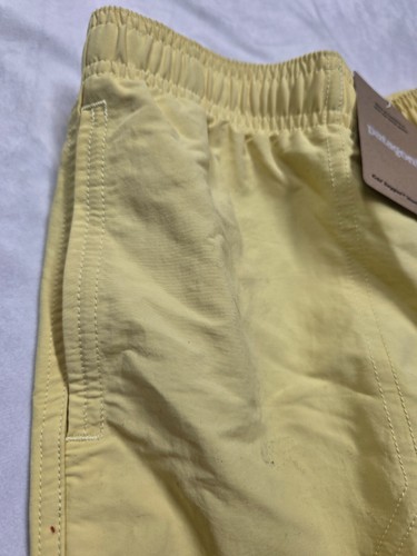 Patagonia Kid's Baggies 5" Lined Shorts Milled Yellow Size M 10 New 67036 - Picture 5 of 7