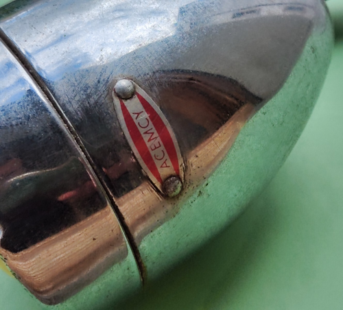 FARO FARO VINTAGE MARCA ACEMCY OTTONE CROMATO FANALE BICI VINTAGE - Foto 4 di 20