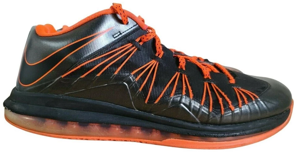 Nike Air Max LeBron 10 Low Negro Total Carmesí