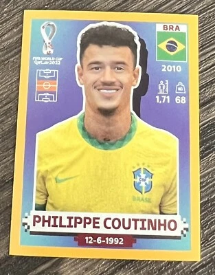 2022 Panini FIFA World Cup Stickers Gold Border (US)- Pick Cards From List