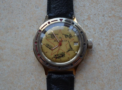 Watch Vostok Komandirskie 17 Jewels Diver Vintage USSR Soviet SERVICED