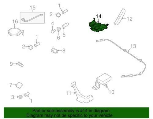 Solenoide de control de transmisión automática MKZ genuino Ford Lincoln 2012-2022 CV6Z-7G136-F Foto 2 de 2