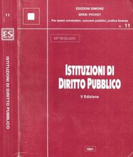 Istituzioni di diritto pubblico. . AA.VV.. 1991. VED.