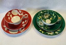 2 Sammeltassen Gedecke W 1764 Made in GDR und Schmiedefeld handgemalt