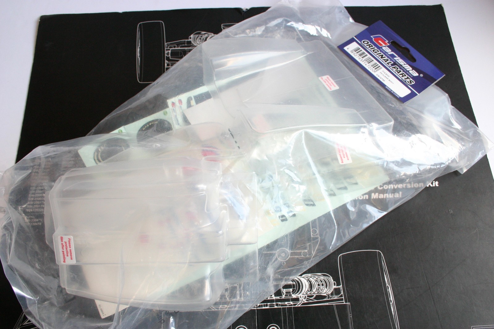 Carisma F14 Evo F2 Clear Body Shell + Decals - CA14720 CA14613