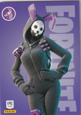 Panini Fortnite Karte Serie 3 Italy Print #112 Bunny Brawler (Dark) Epic