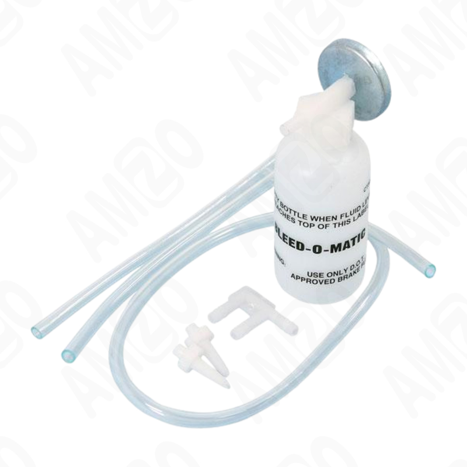 Neilsen Brake Bleeder Kit Bottle Hose Magnetic Pad & 3 Adaptors - CT3024