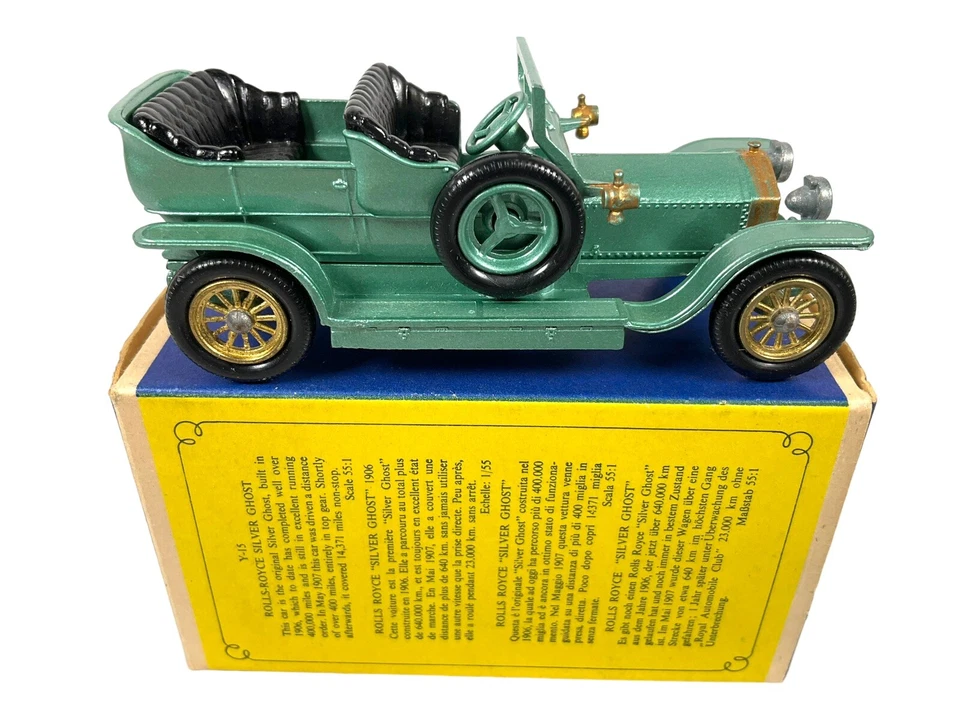 Lesney Matchbox 1907 Rolls-Royce Silver Ghost, Models Of Yesteryear Y-15 Box§ - Image 3 of 4