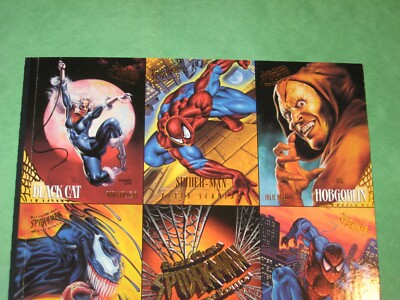 1995 Fleer Ultra SPIDERMAN Uncut Promo Sheet Marvel VENOM JULIE