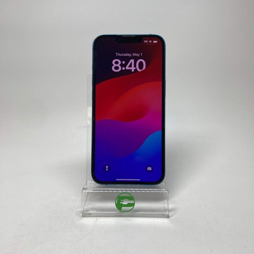 Broken Unlocked Apple iPhone 13 256GB 17.4.1 MLC13LL/A Cracked Bad Batt