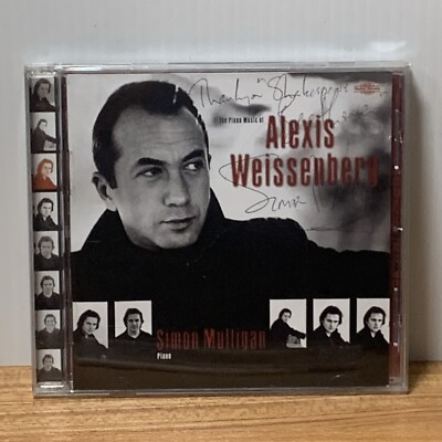 Simon Myulligan: The Piano Music of Alexis Weissenberg CD Autographed by Simon