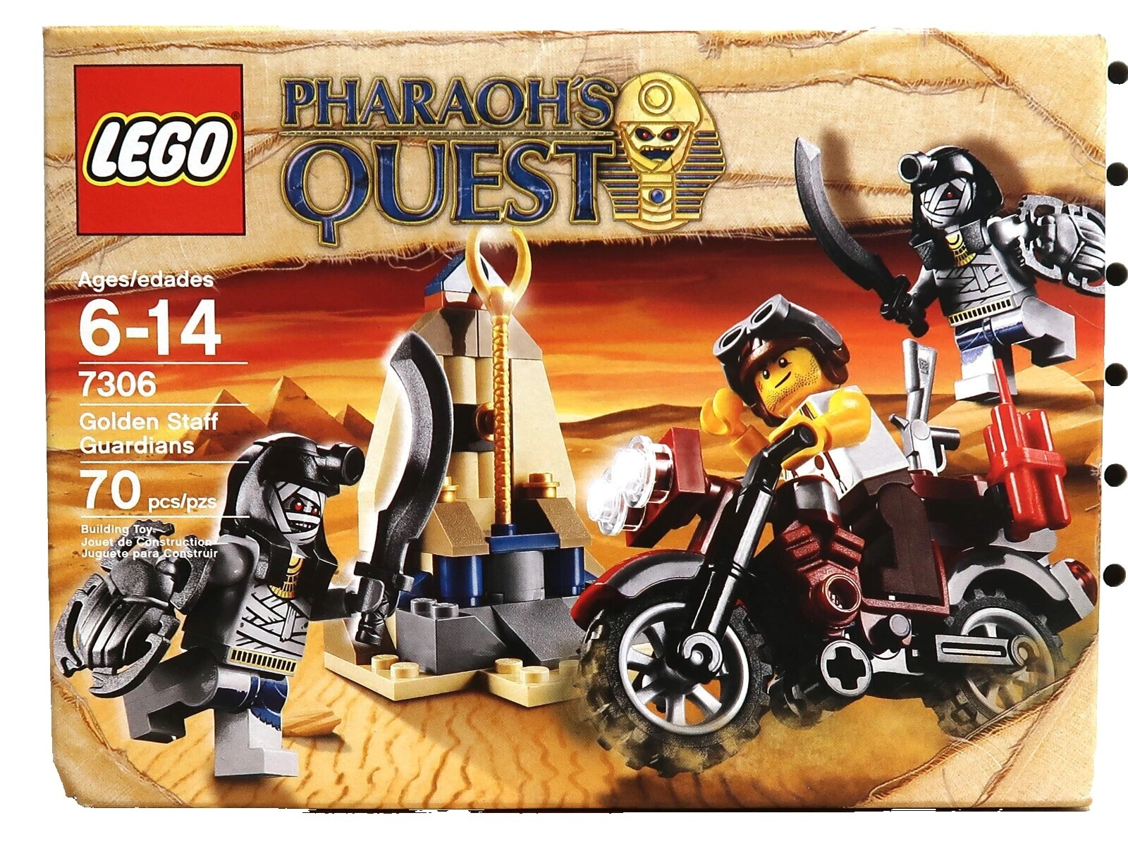 Pharaoh's Quest caja LEGO (r) juegos completos y paquetes