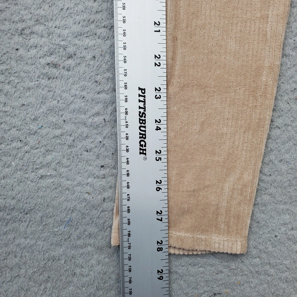 DG2 by Diane Gilman Leggings Mujer Pequeños Bronceados Cordoy Calce Ajustado Pierna Ajustada Pull On Foto 4 de 4