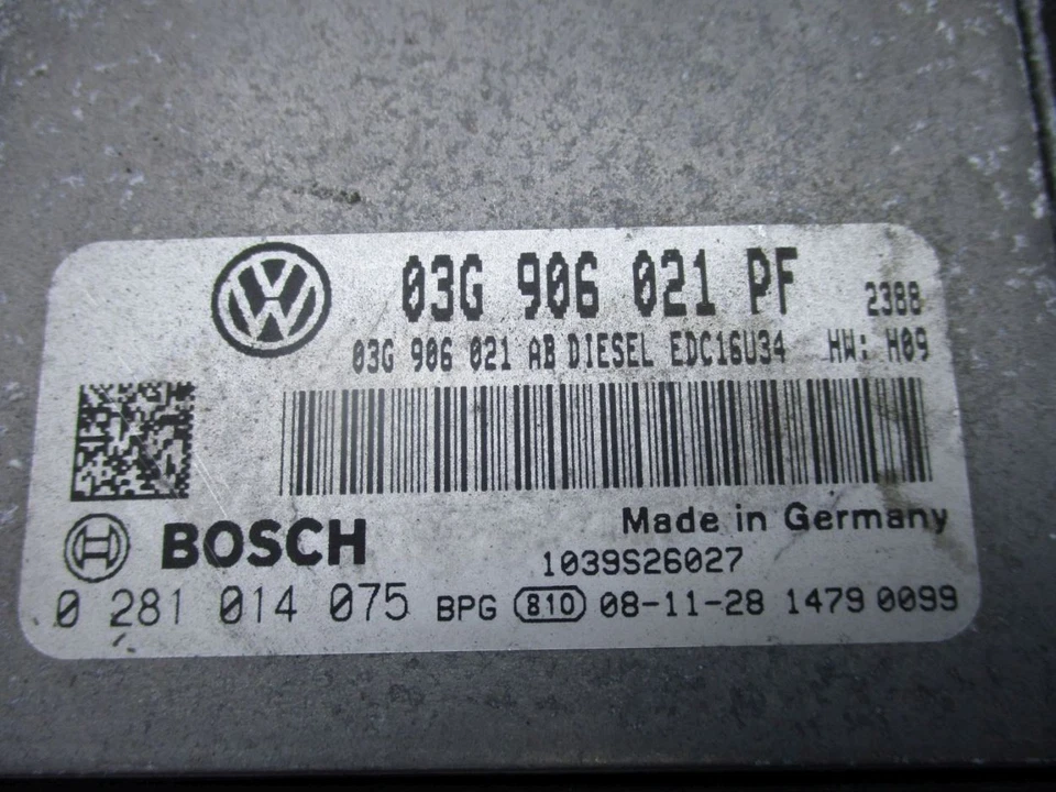 VW Caddy III 3 03-10 2K Centralina Motore 03G906021PF - Immagine 3 di 4