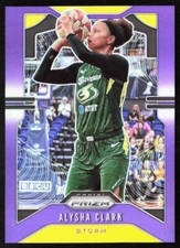 2020 Panini Prizm WNBA Alysha Clark Purple /125 #68 Seattle Storm